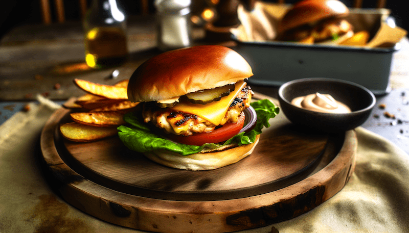 Discover the art of creating compelling food imagery with DALL-E 3. Our journey into crafting precise prompts has transformed the way we visualize and present food, from mouth-watering cheeseburgers to delectable chicken burgers. By mastering the nuances of prompt design, we’re able to generate stunning, lifelike images that capture every detail and flavor, enhancing our marketing strategy and bringing culinary creations to life with AI precision. Image: Tony Eetak, Art Borups Corners Youth, Arts and Media.