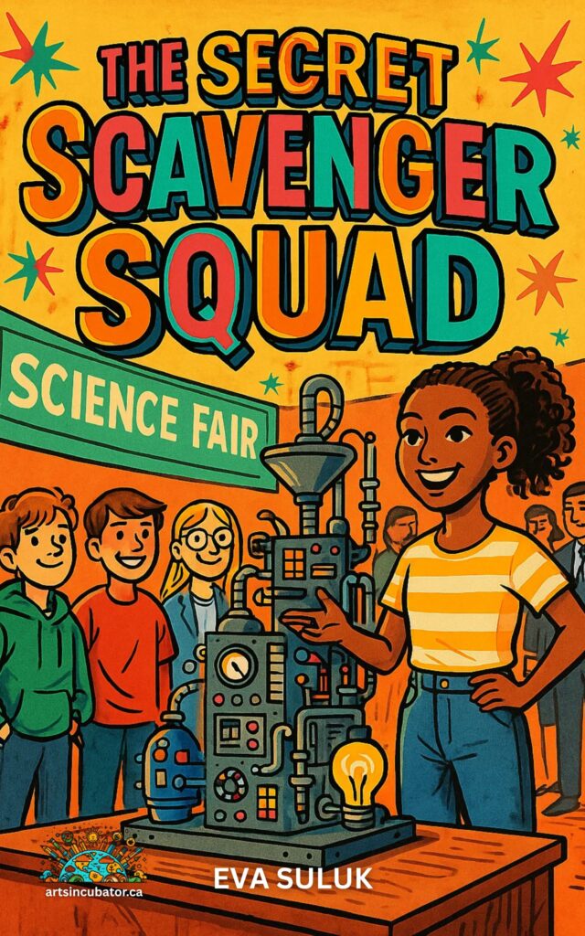 Cover of The Secret Scavenger Squad, a book about empathy and invention.
