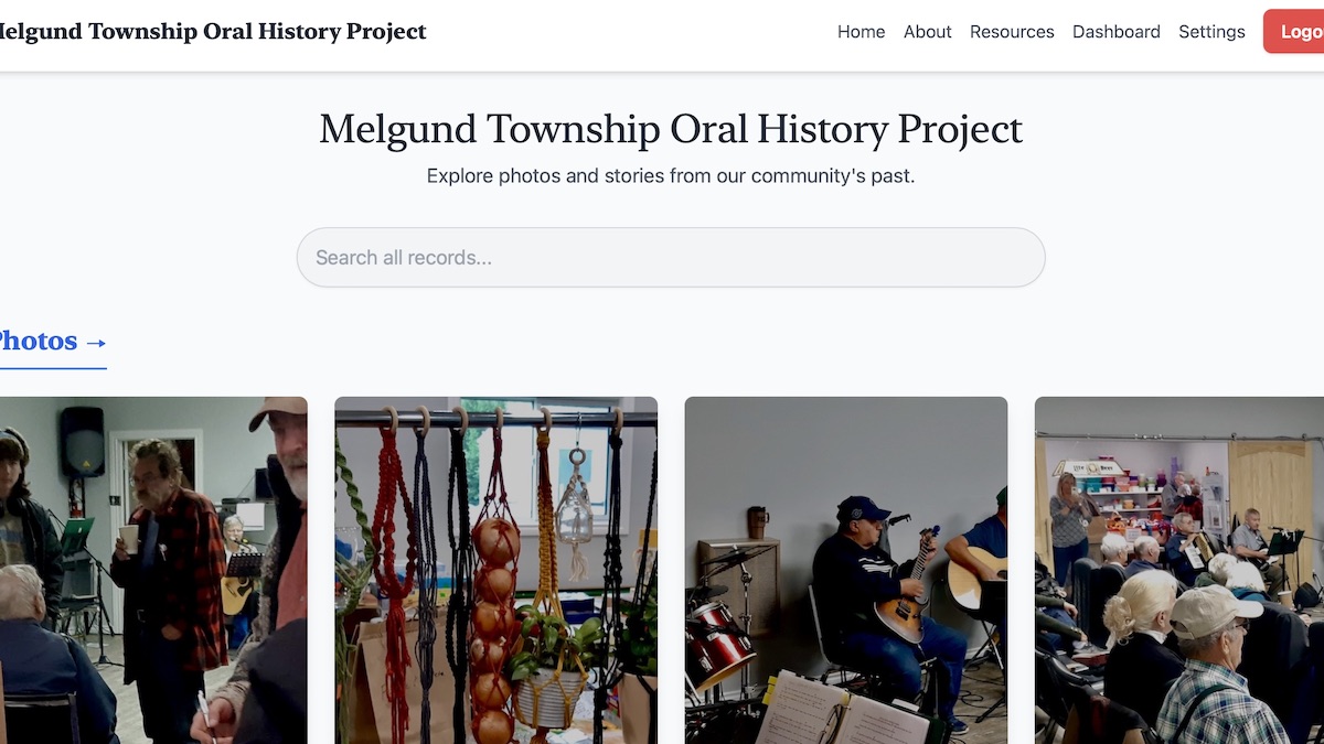 The Melgund Township Oral History Project