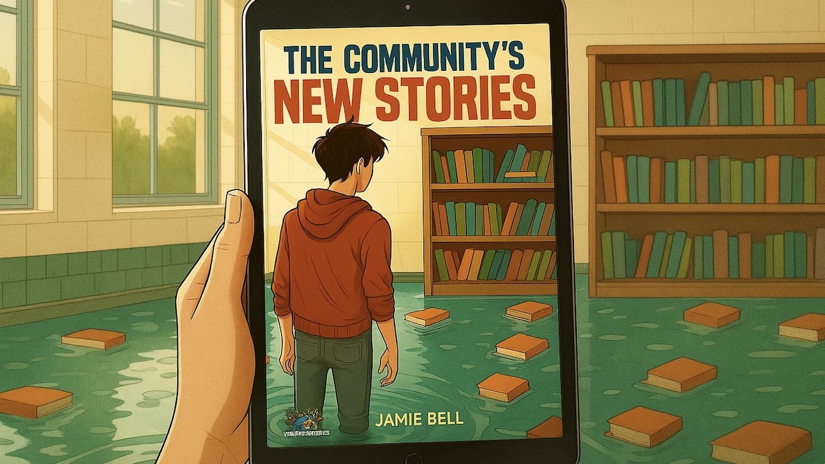 A powerful new short story, "The Community's New Stories" by Jamie Bell and published by the Art Borups Corners Storytelling Club, offers a compelling look at resilience and the enduring spirit of community in the face of adversity. The narrative centres on a small, close-knit community in Northwestern Ontario or Manitoba, grappling with the aftermath of a devastating flood that submerges their beloved community hall library. It tells the moving tale of three teenagers who step up to rebuild, not just physical spaces, but the very fabric of their collective memory.