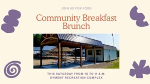 Community Breakfast Brunch on May 30