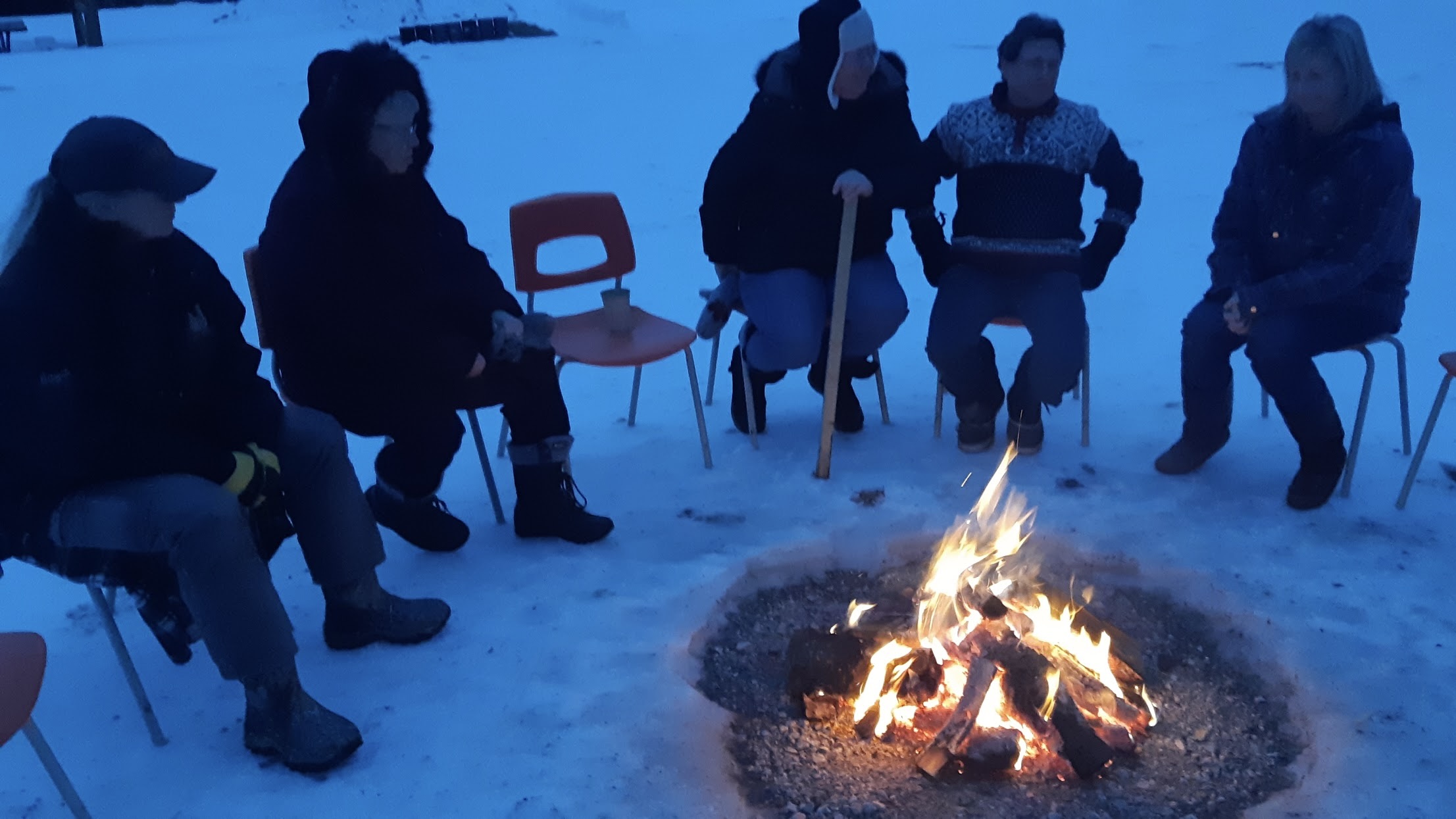 Gathering and telling stories around the fire has become an annual tradition for Melgund Township's Family Day