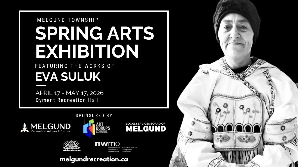The 2026 Spring Arts Exhibition in Melgund Township, Northwestern Ontario (April 17–May 17, 2026) showcases a powerful mix of visual art, photography, digital and interactive works, film, and storytelling. A featured highlight is Inuit artist and filmmaker Eva Suluk’s eight-part series exploring the world of caribou—sharing land-based skills, harvesting, preparation, and cooking, while emphasizing the importance of intergenerational knowledge transfer.