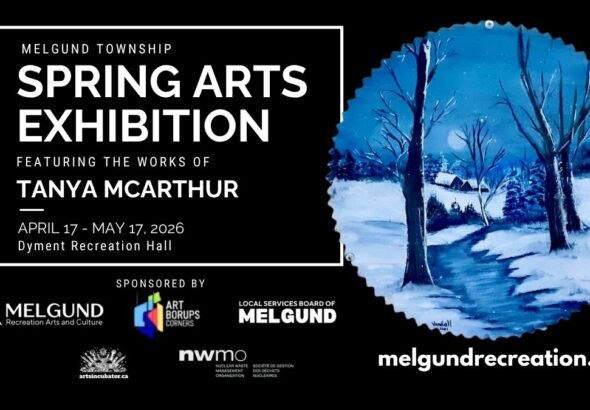 The 2026 Spring Art Exhibition in Melgund Township, Northwestern Ontario, and Winnipeg, Manitoba brings together exceptional Northern Artists, including Dryden artist Tanya McArthur, in a dynamic Multi and Inter-Arts showcase presented through our Northern Arts Program. Led by Arts Incubator Winnipeg, Art Borups Corners, and Melgund Recreation, Arts and Culture, this exhibition celebrates visual art, music, and participatory community projects while highlighting Indigenous arts, land-based knowledge, and northern cultural traditions. Audiences can experience diverse works from emerging and established artists, connecting rural and urban northern communities through collaborative arts initiatives, creative workshops, and cross-disciplinary programming, solidifying the region’s reputation as a hub for innovation, cultural exchange, and northern arts development.