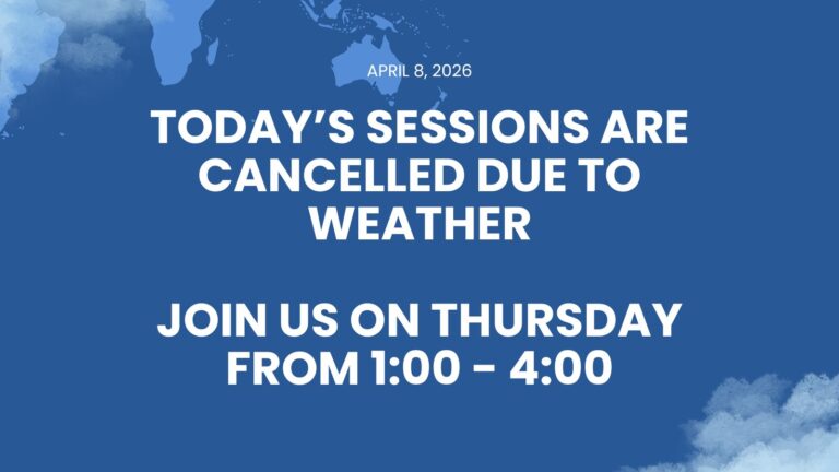 April 8 - Weather disruption