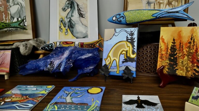 Northwestern Ontario art exhibition highlights Leanne Nicholson’s nature-based mixed-media creative practice.