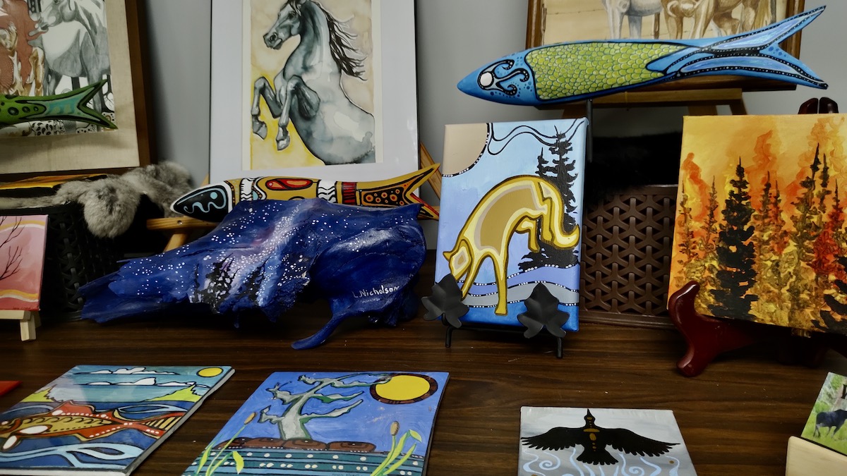 Northwestern Ontario art exhibition highlights Leanne Nicholson’s nature-based mixed-media creative practice.