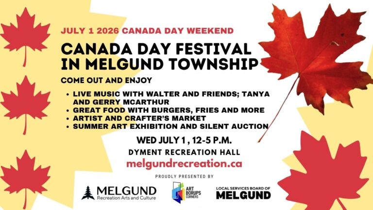 CANADA DAY 2026 in Melgund Township Northwestern Ontario
