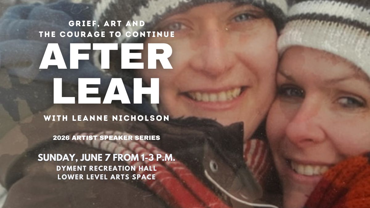 A northwestern Ontario arts and speaker series event focused on grief, memory, and healing, featuring artist Leanne Nicholson. This session explores how loss reshapes the body, work, and identity, and how art becomes a practice of holding experience that cannot be fully expressed in language.