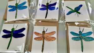 Find the perfect Mother’s Day gift at the Métis Center’s massive craft market this Saturday morning, like these beautiful dragonfly cards painted by Dryden artist Tanya McArthur.