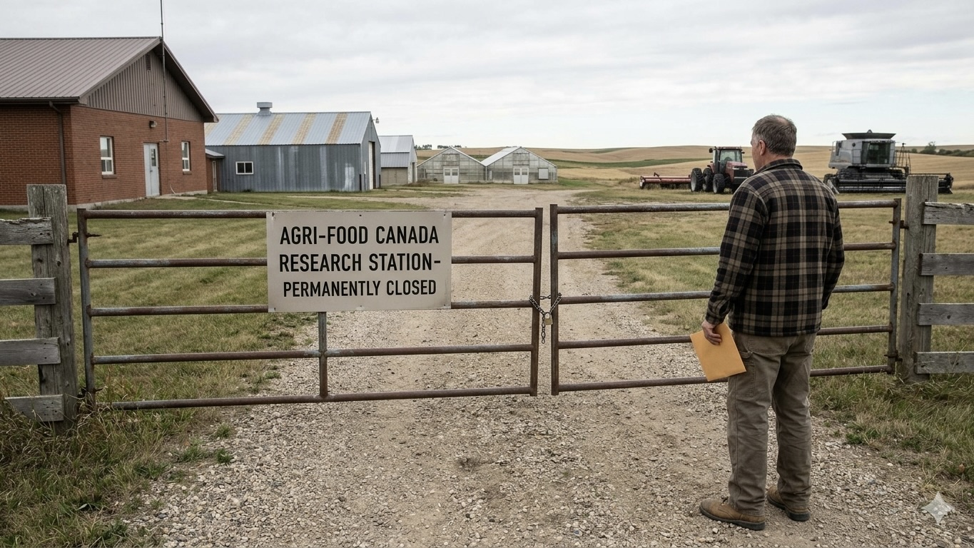 Hundreds of rural public sector workers face immediate financial ruin as the Government of Canada prepares to dismantle its regional agricultural network. The aggressive $394-million spending cuts have triggered a massive revolt from small-town mayors and union leaders, who are fiercely condemning the destruction of local economies and the implementation of draconian federal gag orders. With generational public infrastructure facing total abandonment, rural communities are demanding an immediate halt to what they call a reckless betrayal of Canada's agricultural heartland.