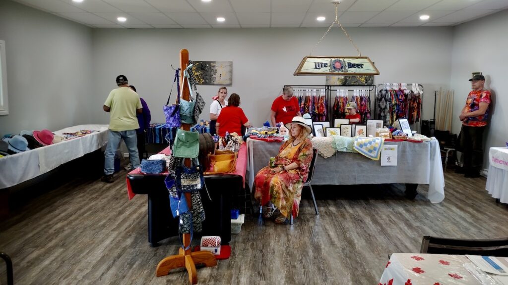 Arts and Crafts from across Northwestern Ontario were on display at the Dyment Recreation Hall and Park this Canada Day.
