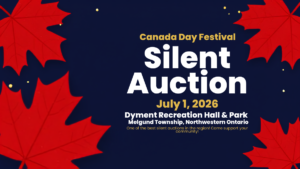 Celebrate Canada Day in Melgund Township with a popular silent auction, live entertainment, Cookshack favourites and community spirit.