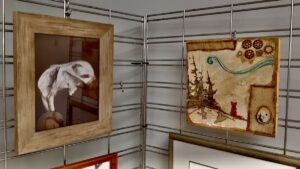 This summer features the beautiful artwork of local Borups Corners artist Leanne Nicholson.