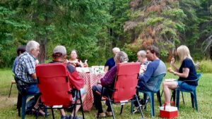 Community members came together in Borups Corners this Saturday for the first Everyone Outdoors Together event.