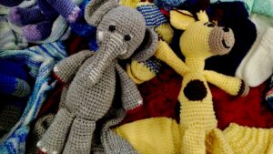 Tanya McArthur crafted these beautiful stuffed animals. They were on sale at the Canada Day Festival artists market at the Dyment Recreation Hall and Park earlier this week. Aren't they adorable?