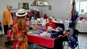 Sewing and crafts by Dryden artist Fran Higgins were a hit at this year's Canada Day Festival and artists market.