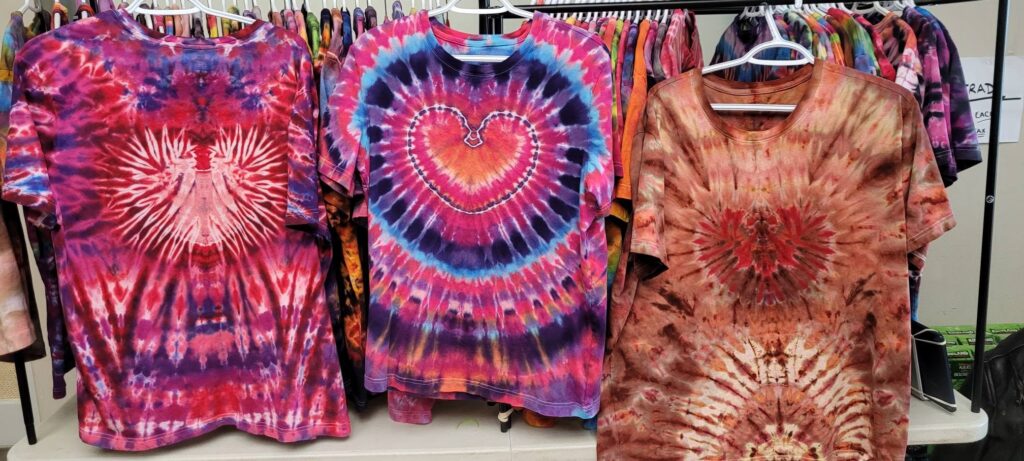 Check out this amazing collection of tye-dye t-shirts and order yours today!