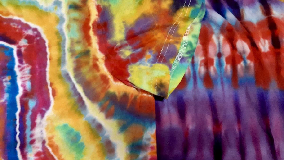 We LOVE these bright, colourful t-shirts made by Dryden artist Rob Franklin!