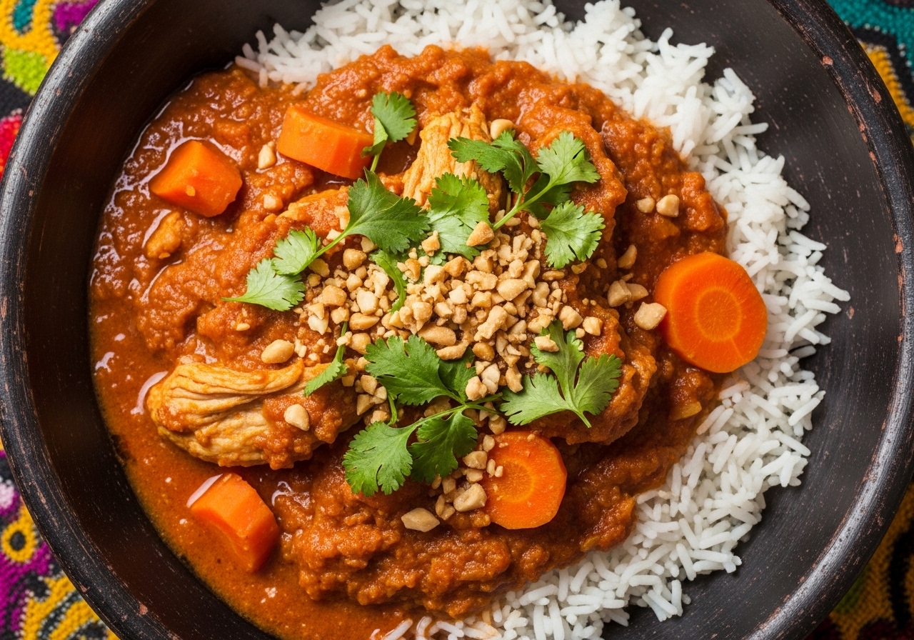 Hearty West African Peanut Stew (Maafe)
