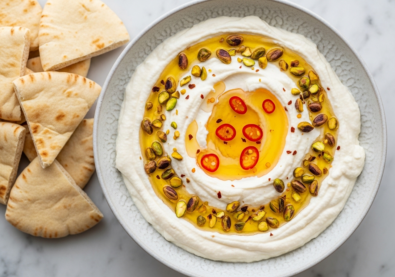 Creamy Whipped Feta Dip with Hot Honey