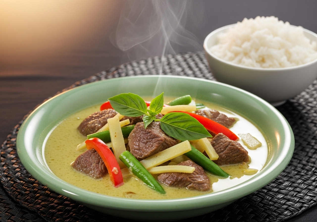 Emerald Thai Venison Curry Stew