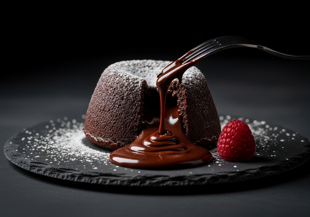 Erupting Chocolate Volcano Lava Cakes