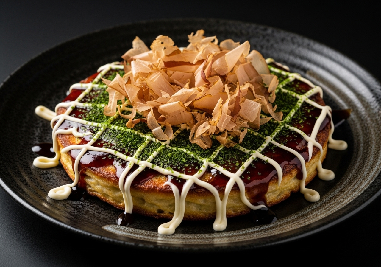 Japanese-Style Savory Bannock Okonomiyaki