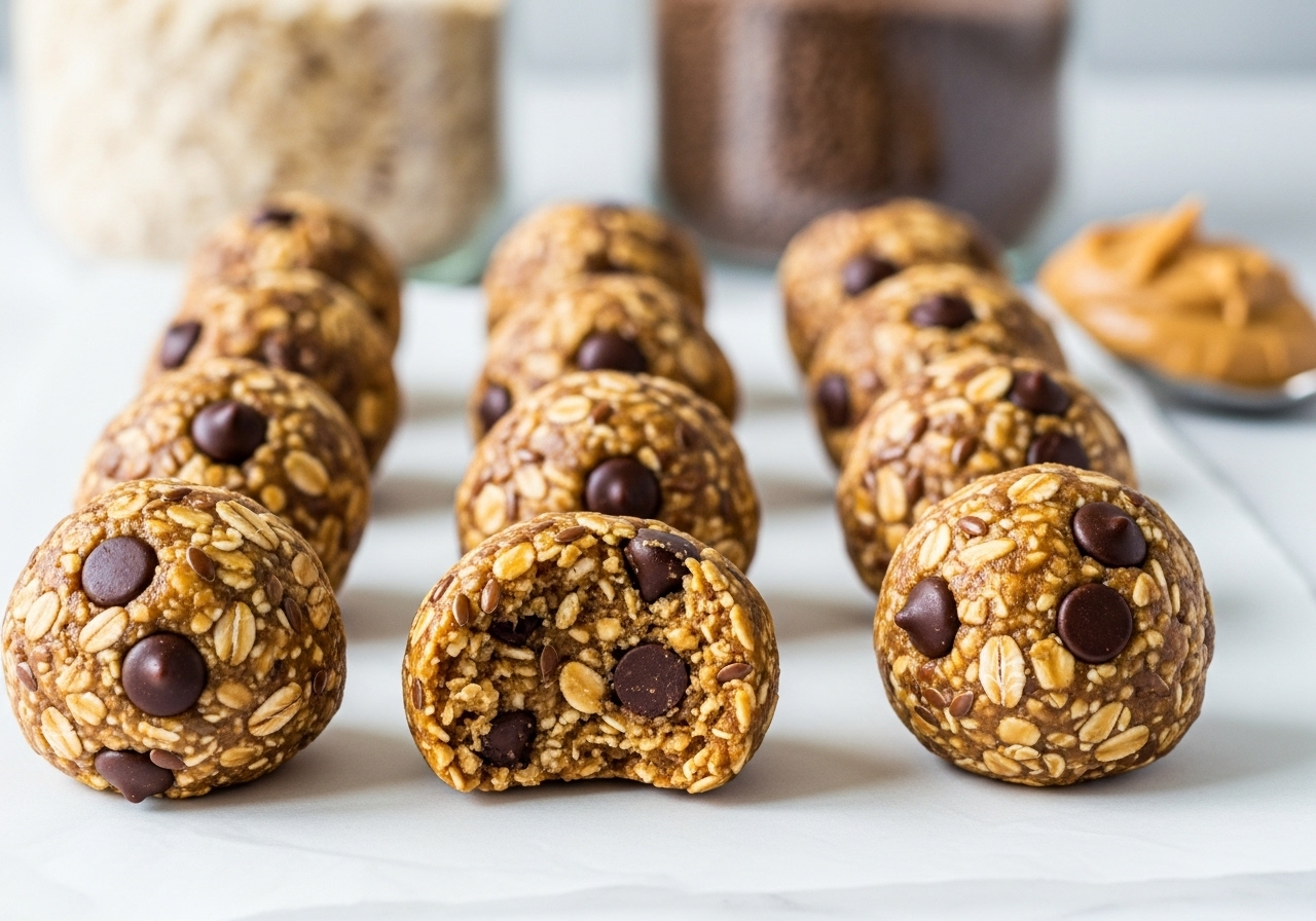 No-Bake Peanut Butter Oat Energy Bites