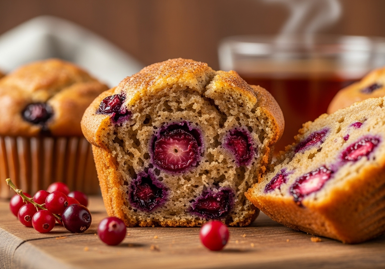 Northern Berry Spice Muffins with a Hint of Heat