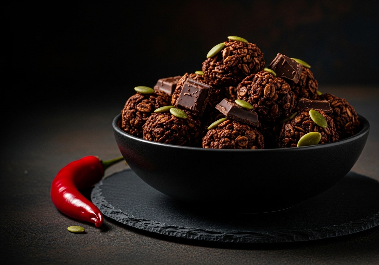 Spicy Dark Chocolate & Pumpkin Seed Granola