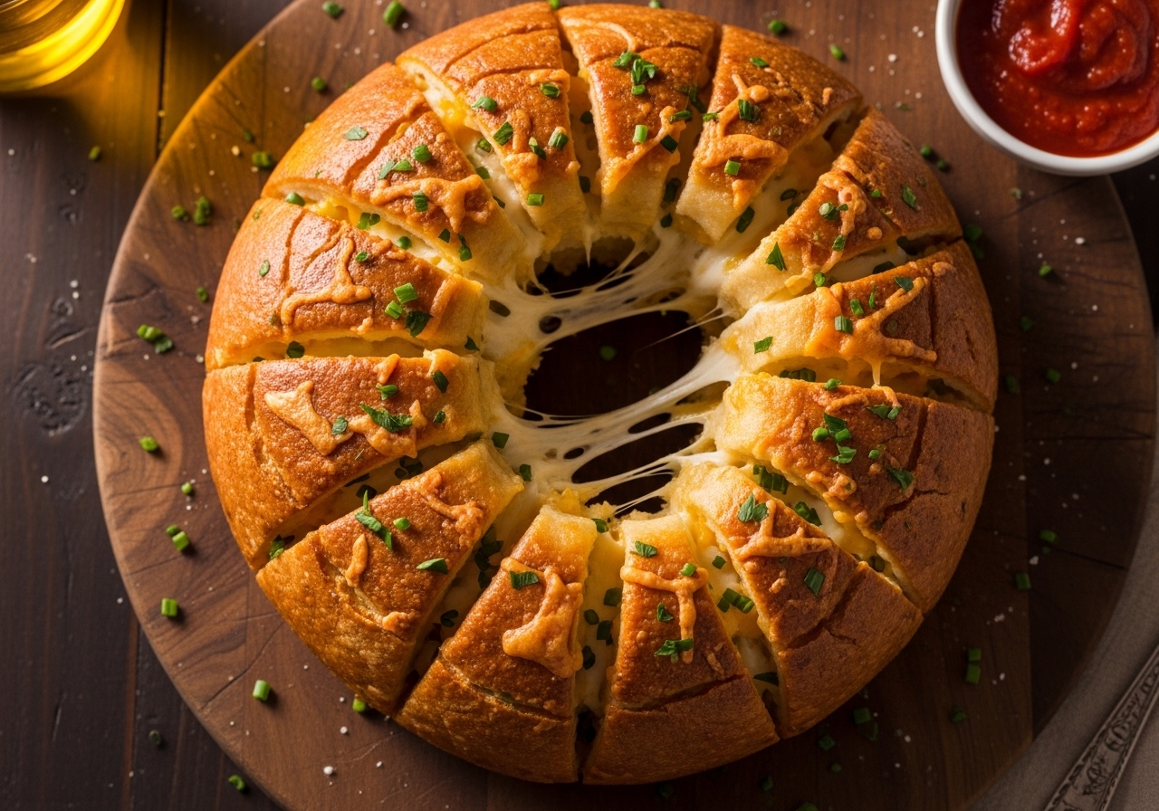 Ultimate Cheesy Garlic Pull-Apart Bread