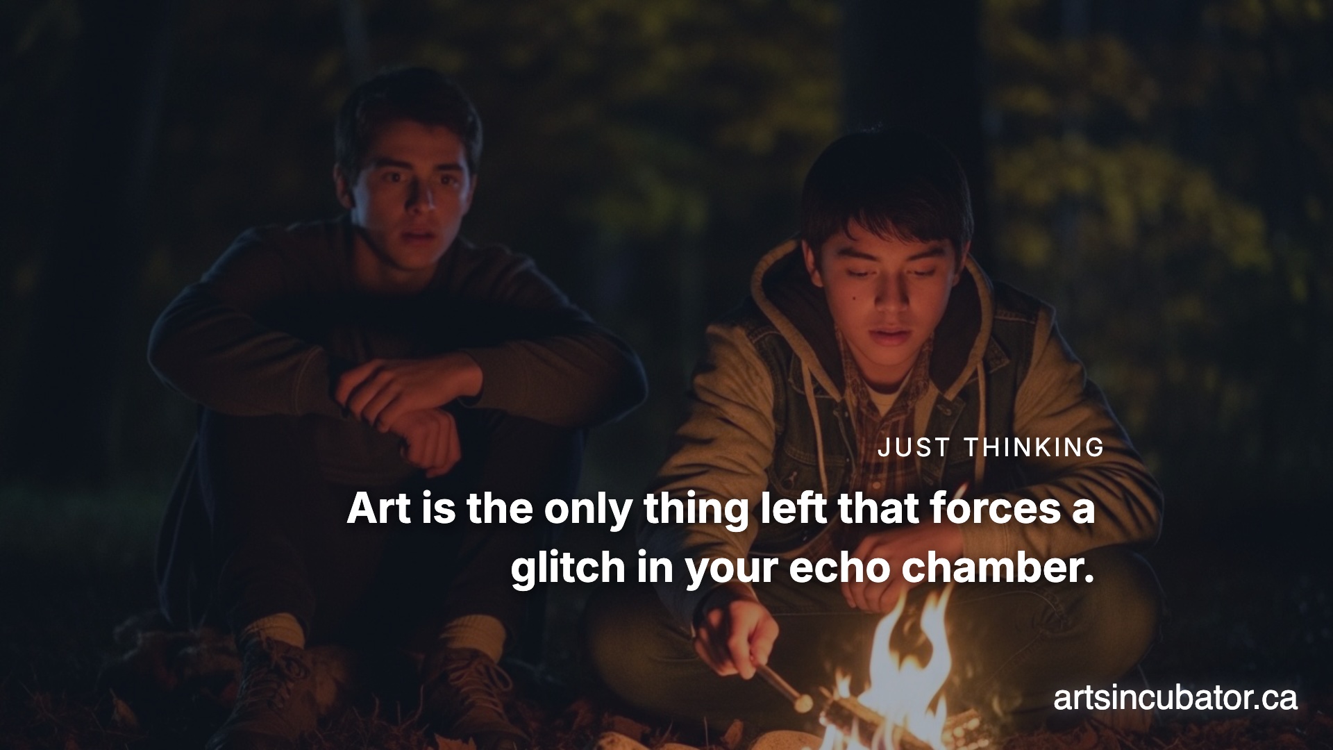 Your Art Is The Only Glitch In The Echo Chamber