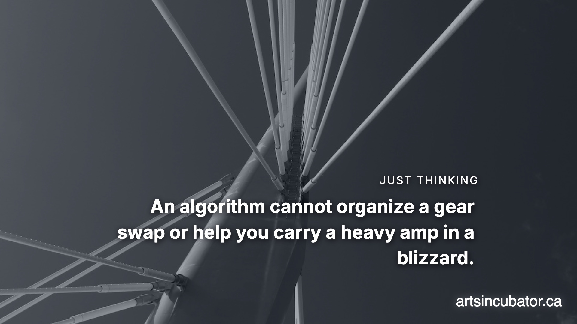 The Industry Is A Skyscraper On A Swamp