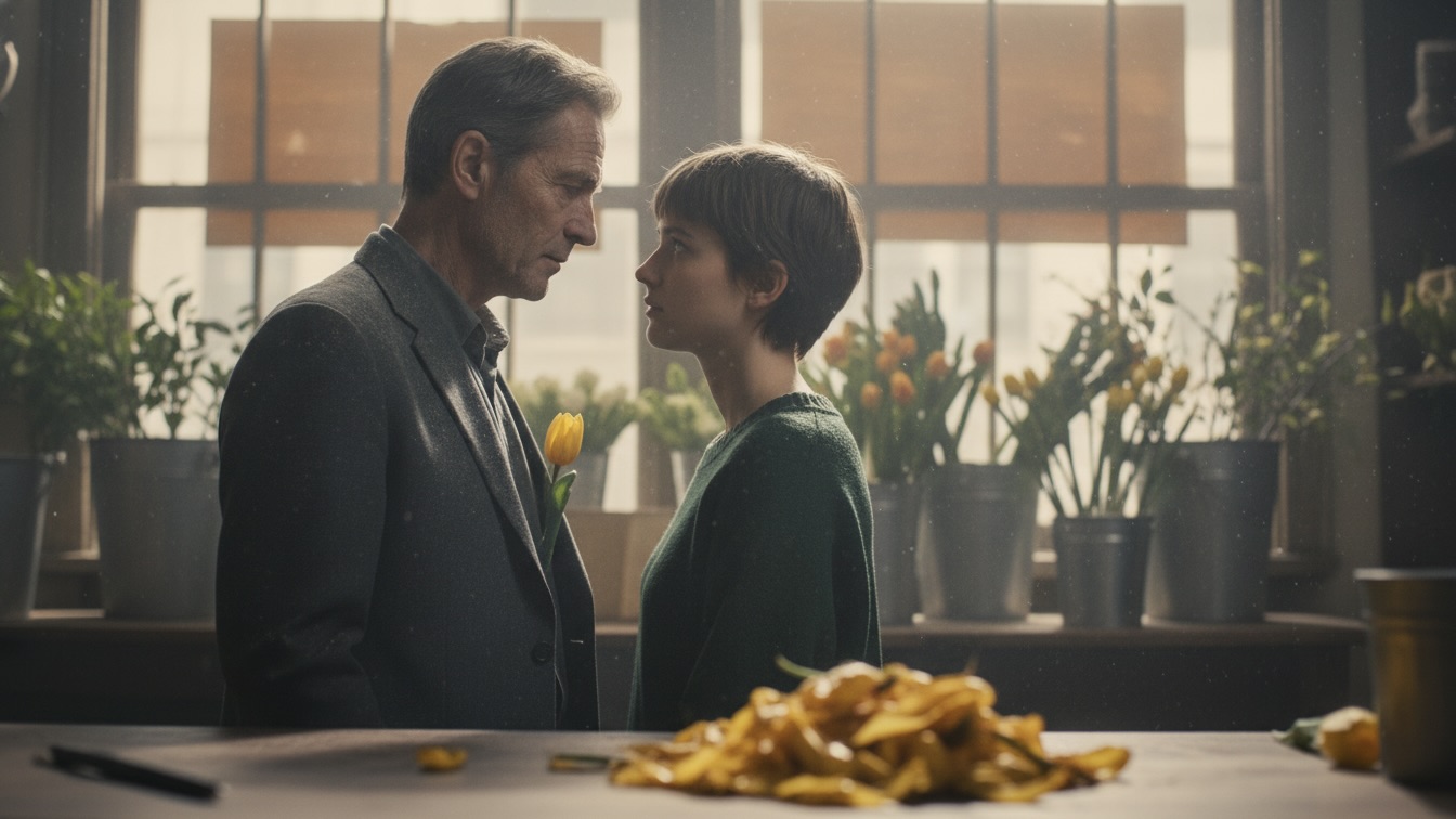 Broken Glass and Tulips