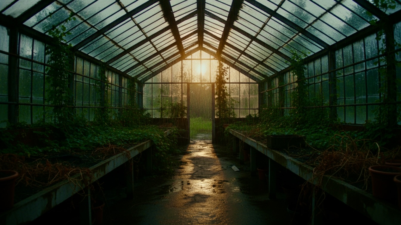 Dripping Glass. Broken Trust.