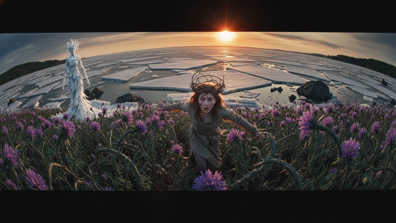 From a Golden to Bruised Violet