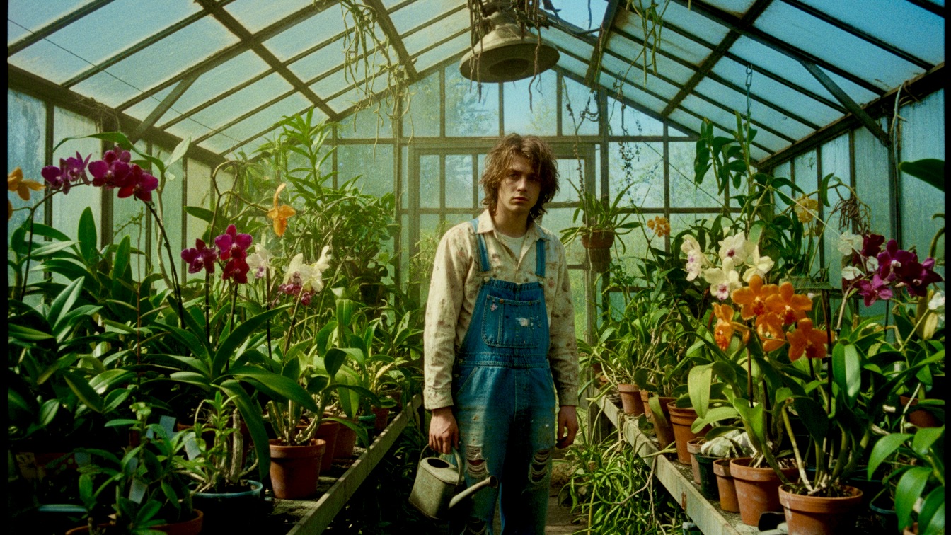 Smoking Ditch Weed in the Greenhouse