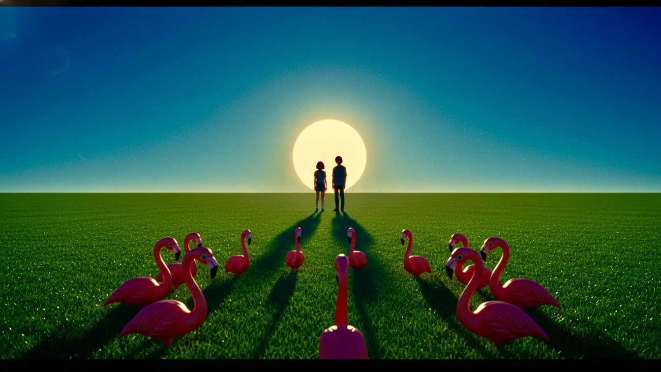 Plastic Pink Flamingos