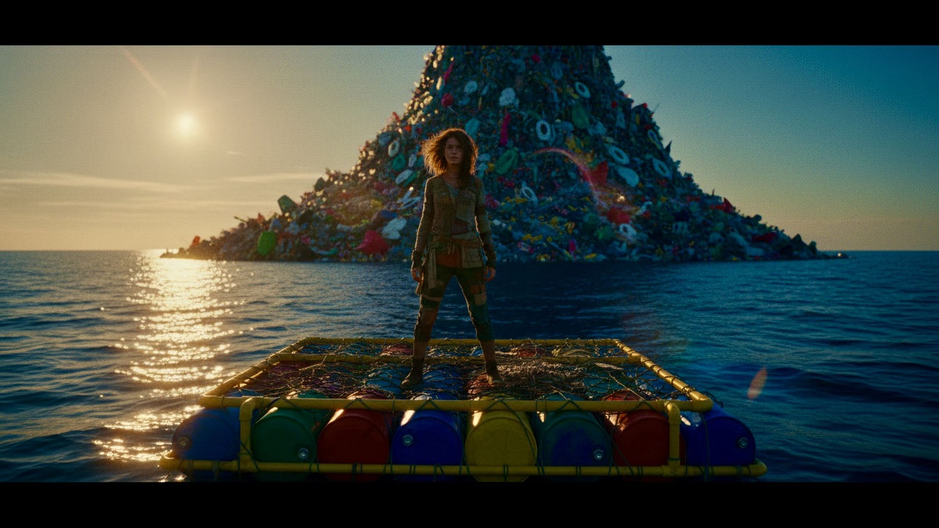 The Plastic Beach Protest