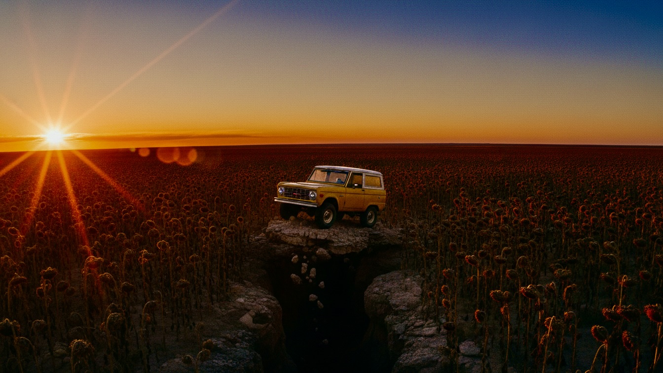 The Sunburst Yellow Bronco