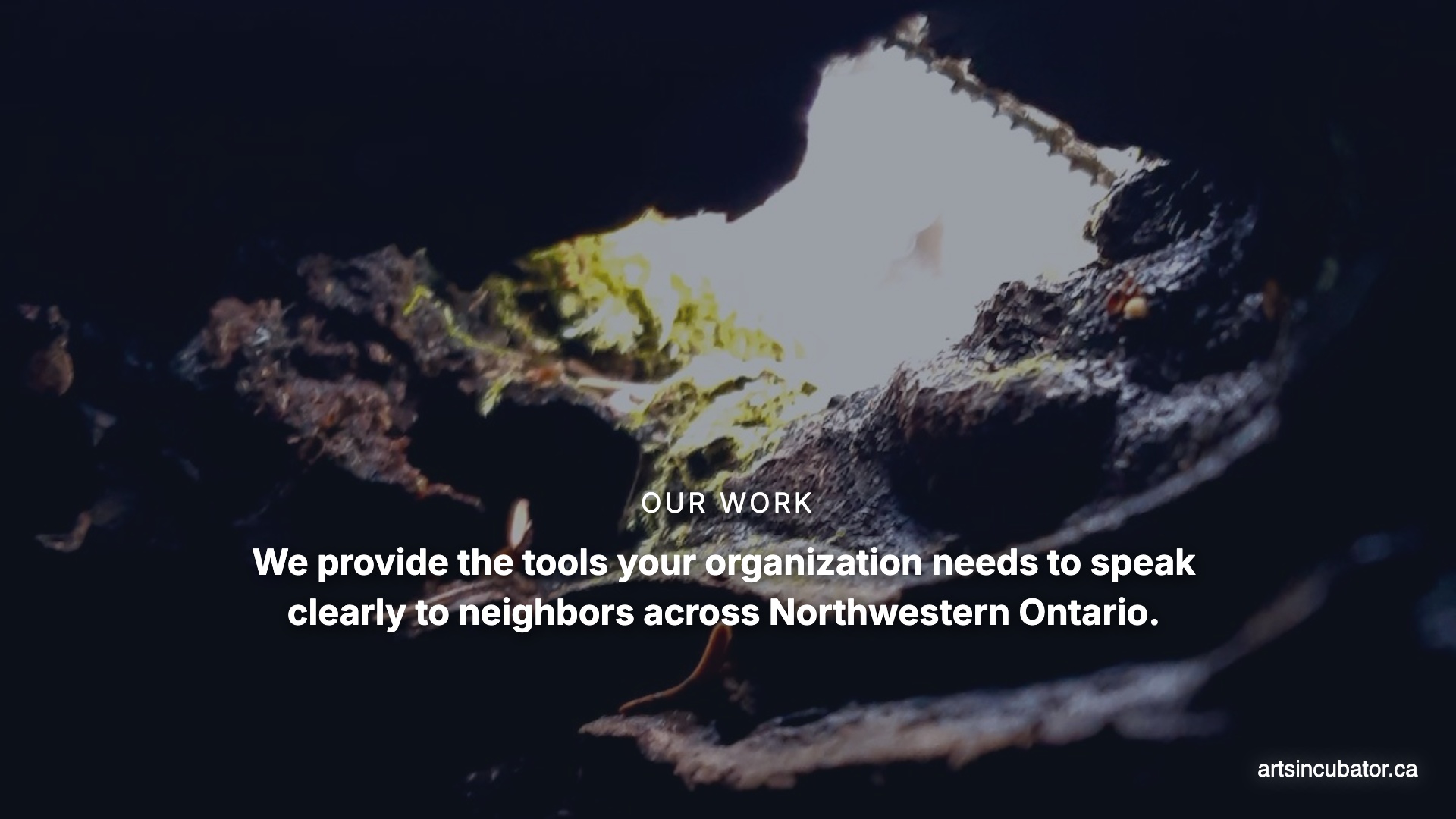 Clear talk builds strong towns. We offer communication services to help Northwestern Ontario groups grow together. #NorthwesternOntario