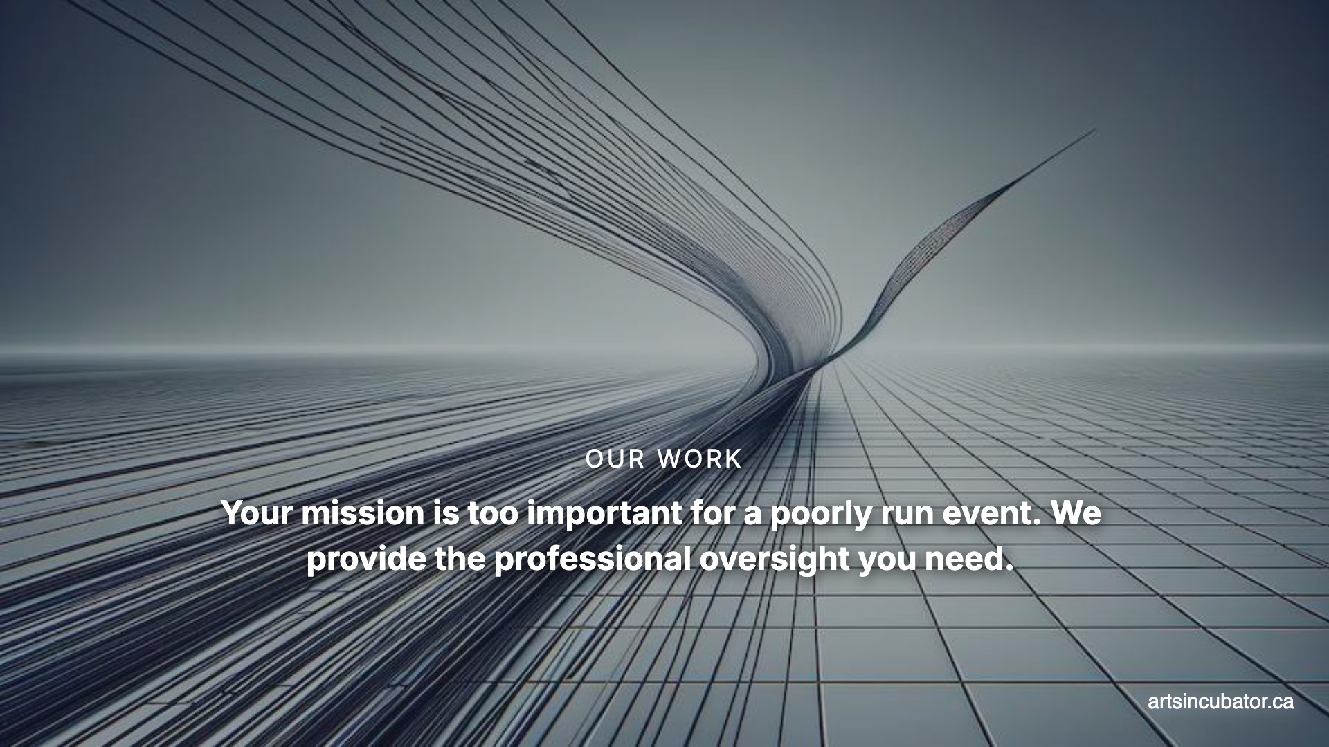 Ensure your next event is a success. We offer professional Event Support for Winnipeg non-profits. #WinnipegArts #CommunityImpact