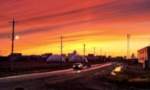 @1860 Winnipeg Arts Collective member Tony Eetak shot this beautiful photo of greenhouses in Arviat last year after taking a workshop with the Our People Our Climate project and the UNEP on visualizing climate change for impact. Thank you to the Manitoba Arts Council Indigenous 360 Program for supporting our learning!