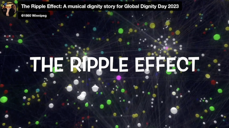 This year, we're excited to be taking part in Global Dignity Day with Global Dignity Canada and @1860 Winnipeg Arts. Join us on October 18, 2023 for this year's event.