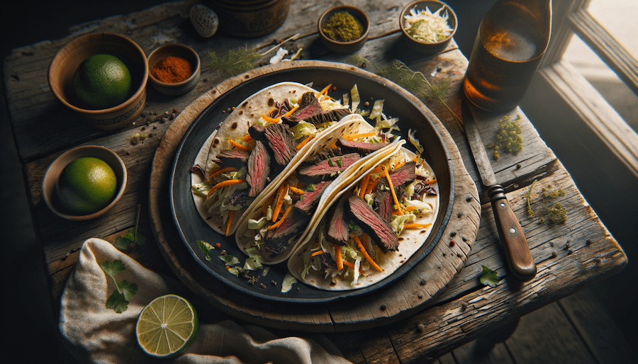 For this week's AI Food Art Prompt Recipe series image and recipe, we present Manitoba venison tacos with cabbage slaw, a hearty, flavorful dish with local flair.