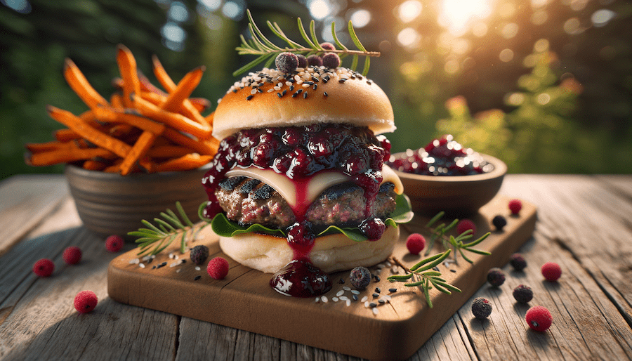 For this week's AI Food Prompt Art series image and recipe, we highlight Manitoba wild rice and caribou sliders, packed with local, wild flavors and a touch of prairie sweetness.