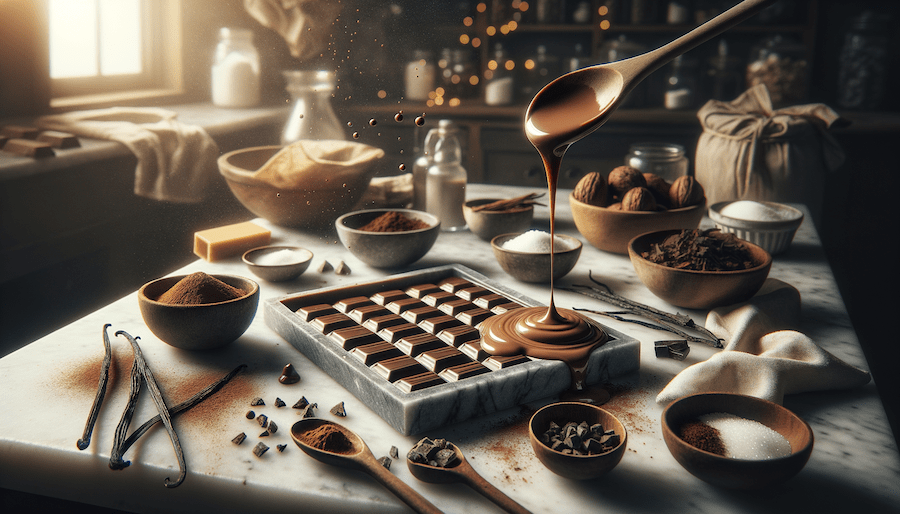 Learn to make chocolate from scratch—our AI Food Prompt Art series explores homemade cocoa creations.