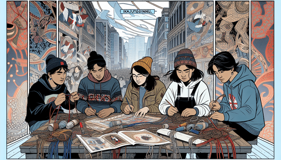 Ikajuqtigiinniq: Like a team of artists collaborating on a mural, together we create something beautiful and meaningful together. May our shared efforts build a stronger and more vibrant community.