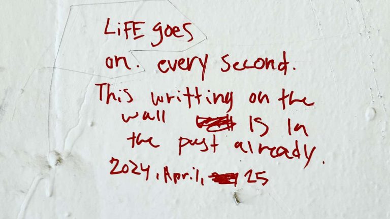 In Winnipeg, graffiti always pops up like little surprises scattered across the city. We found this one under the bridge near Main and Higgins.